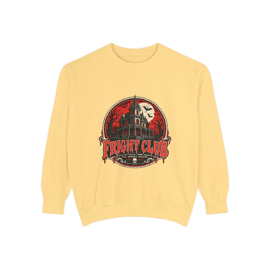 Fright Club Haunted Mansion Sweatshirt | Horror Night Graphic