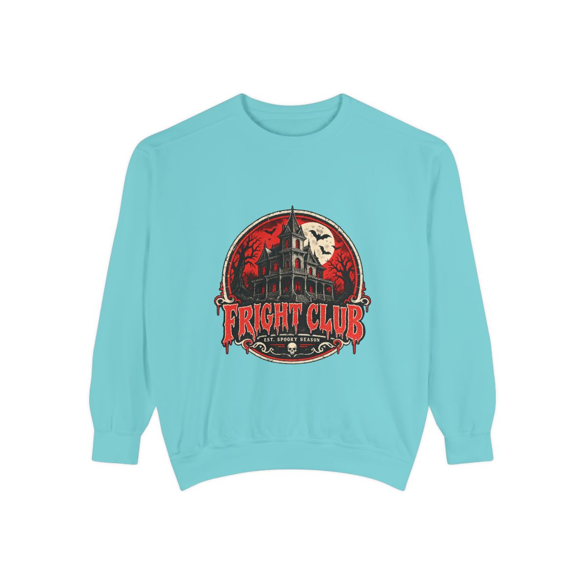 Fright Club Haunted Mansion Sweatshirt | Horror Night Graphic