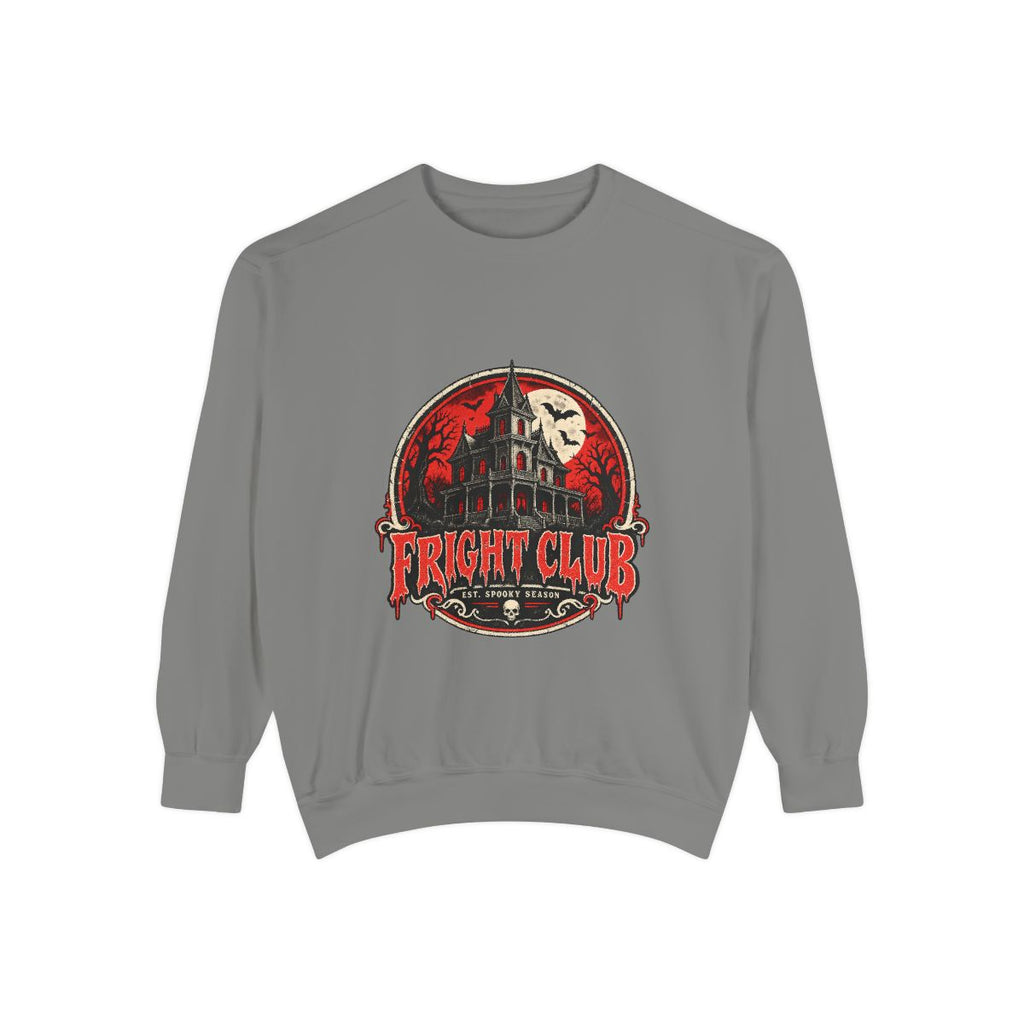 Fright Club Haunted Mansion Sweatshirt | Horror Night Graphic