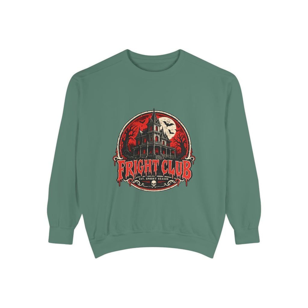 Fright Club Haunted Mansion Sweatshirt | Horror Night Graphic