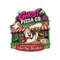 Ghost Pizza Co Sticker | Retro Pizzeria Ghost Design
