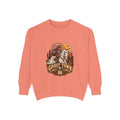 Ghost Town '86 Western Halloween Sweatshirt | Skeleton Cowboy Ghost Rider Graphic Crewneck, Retro Spooky Season Gift