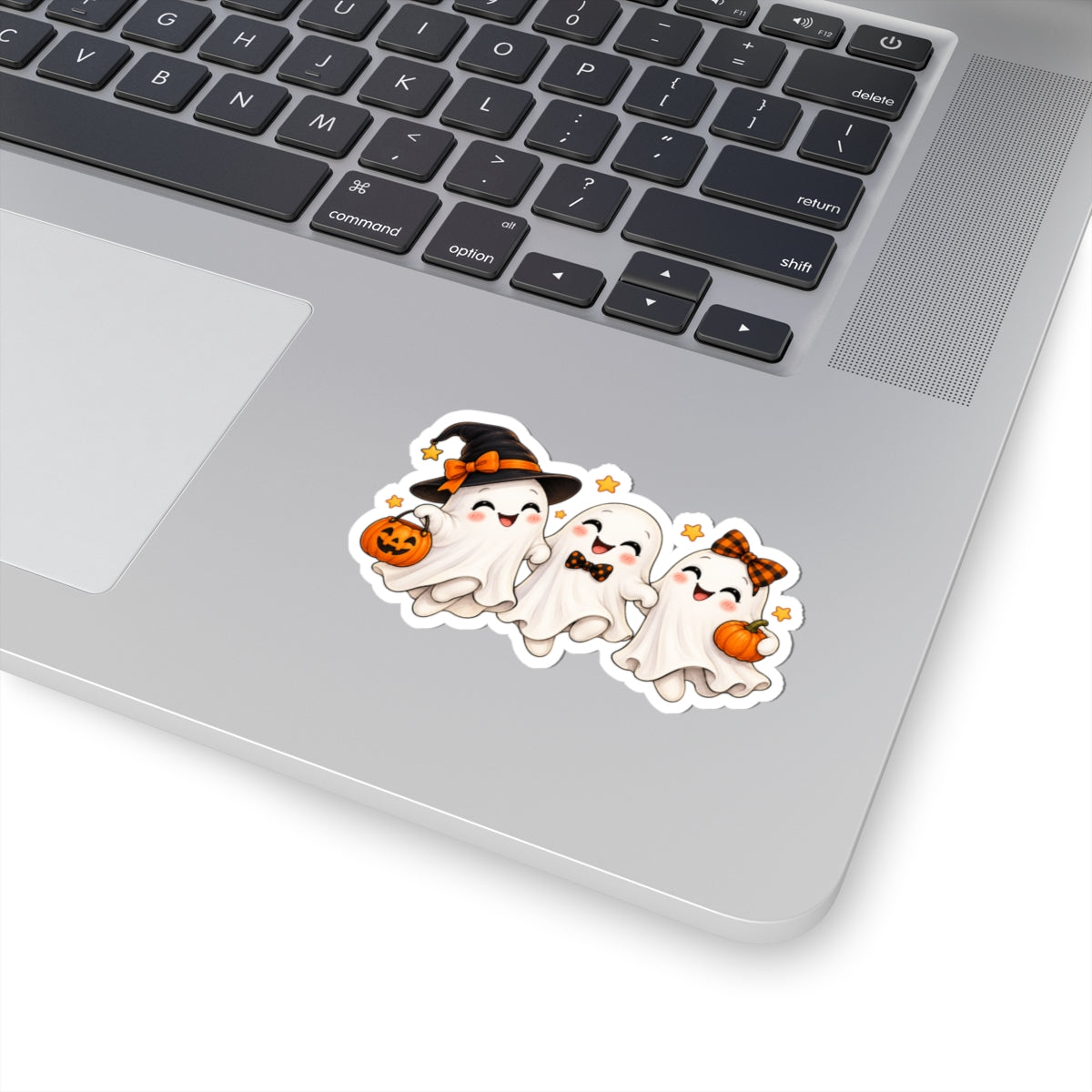 Ghost Trio Sticker | Cute Halloween Ghosts Trick or Treat Vinyl Decal