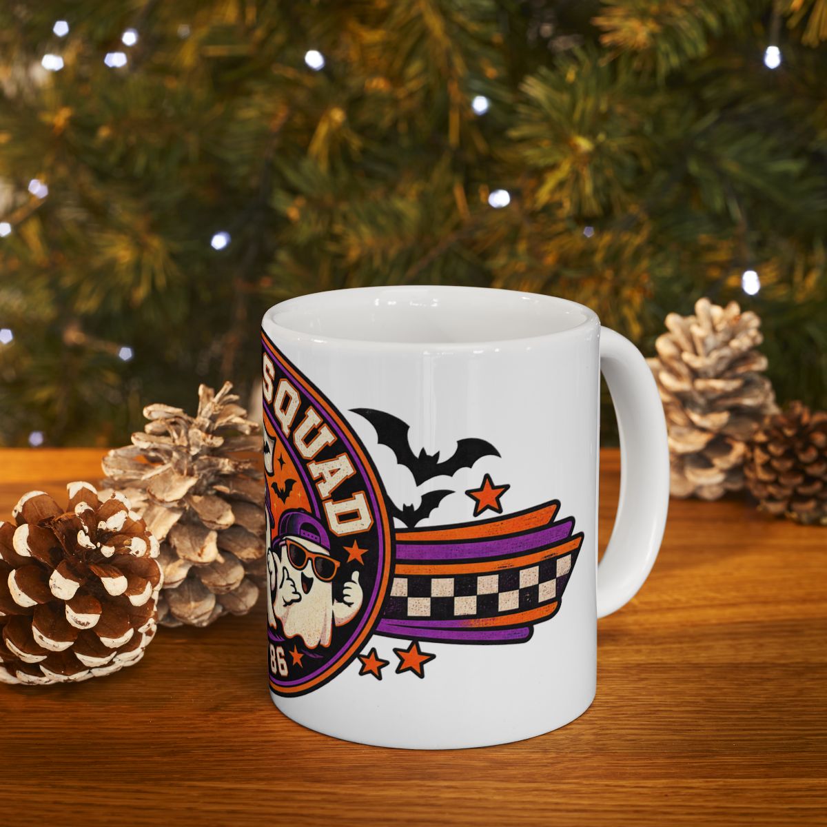 Ghoul Squad Ghosts Mug | Halloween Ceramic Coffee Cup