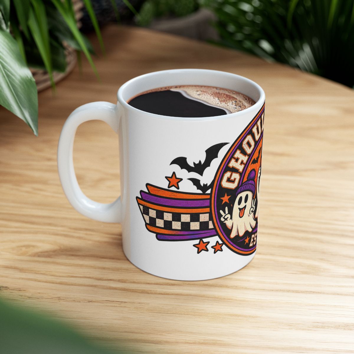 Ghoul Squad Ghosts Mug | Halloween Ceramic Coffee Cup