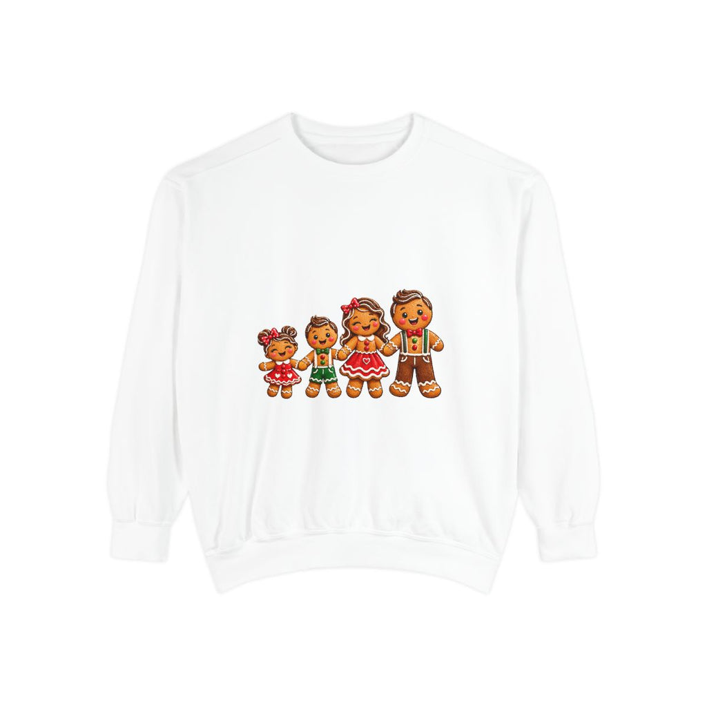Gingerbread Family Sweatshirt | Holiday Cookie Kids Christmas Crewneck