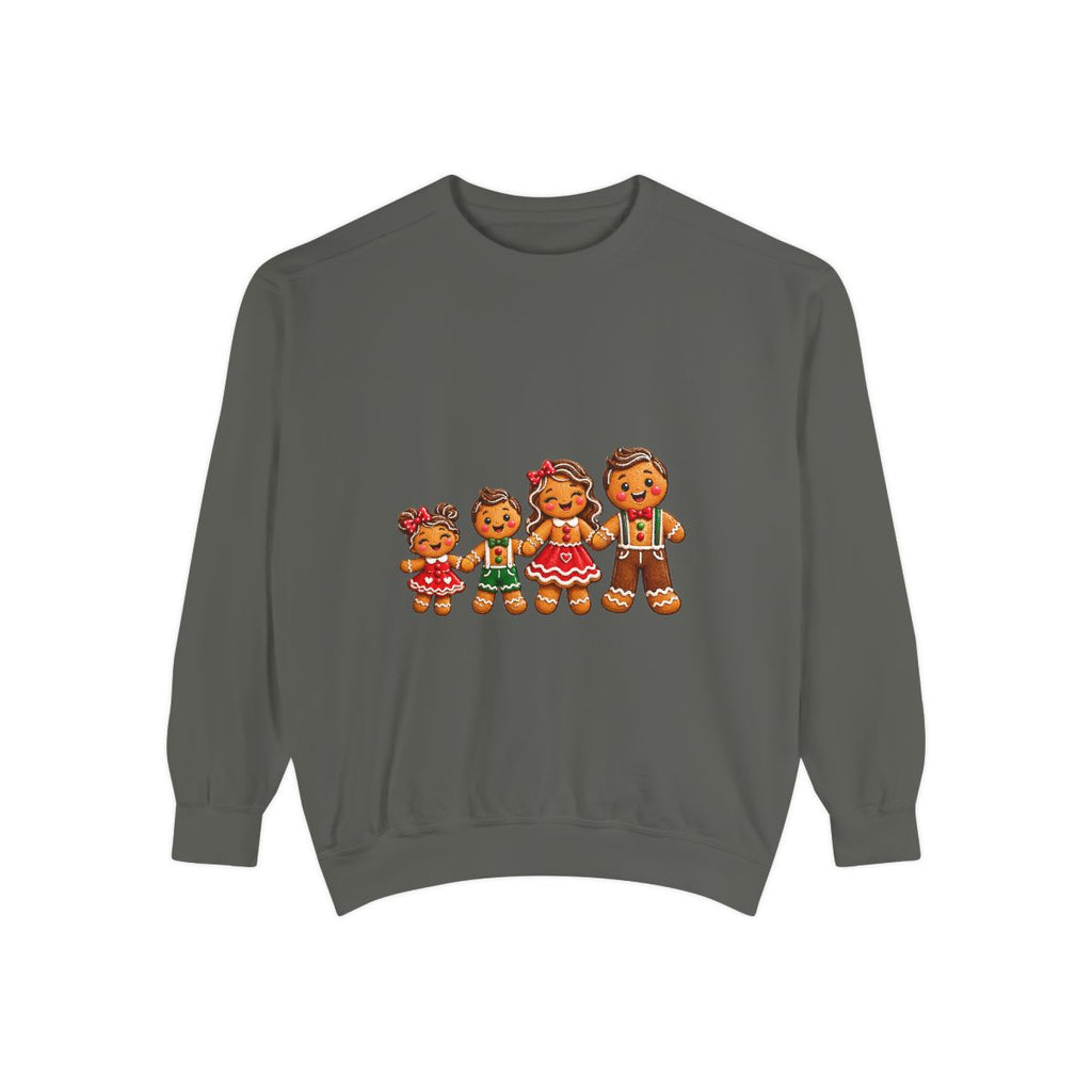 Gingerbread Family Sweatshirt | Holiday Cookie Kids Christmas Crewneck