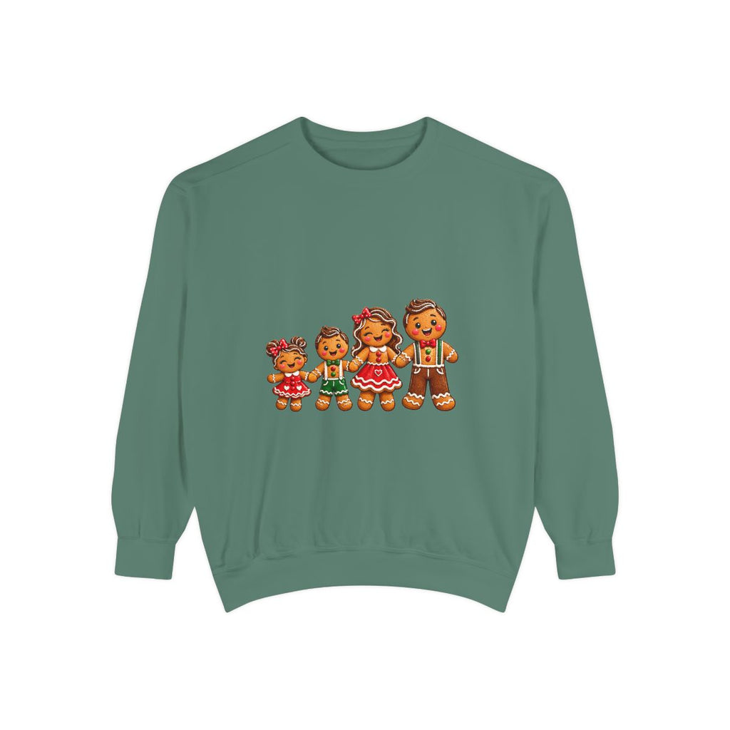 Gingerbread Family Sweatshirt | Holiday Cookie Kids Christmas Crewneck