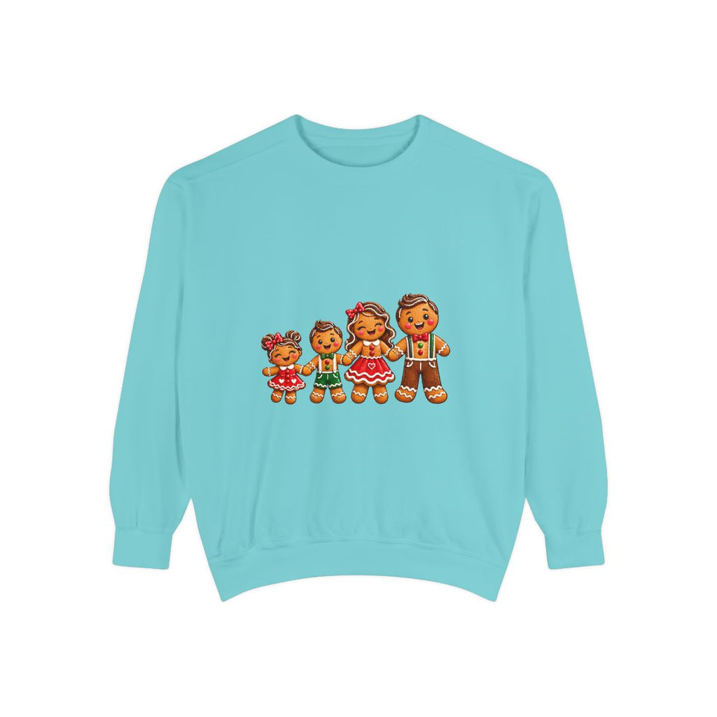 Gingerbread Family Sweatshirt | Holiday Cookie Kids Christmas Crewneck