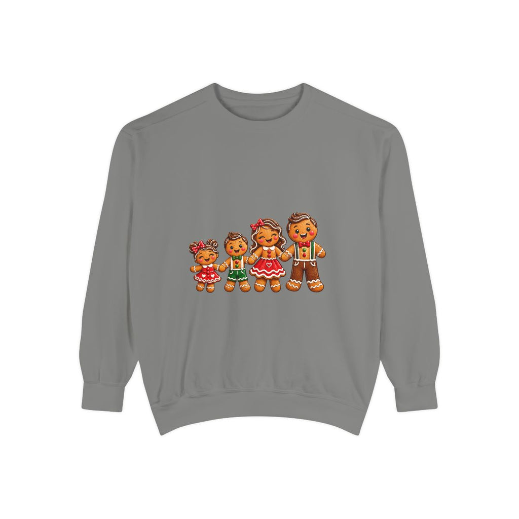 Gingerbread Family Sweatshirt | Holiday Cookie Kids Christmas Crewneck