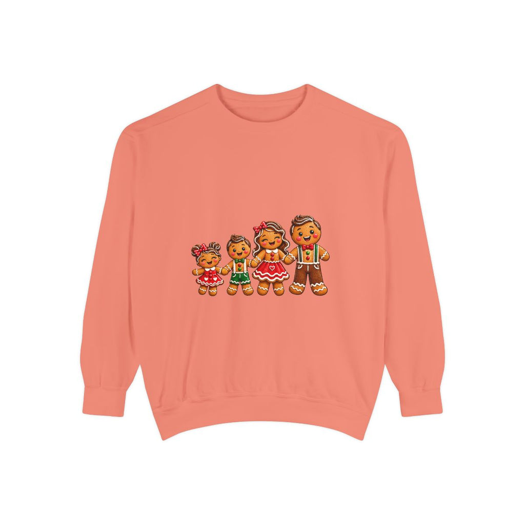 Gingerbread Family Sweatshirt | Holiday Cookie Kids Christmas Crewneck