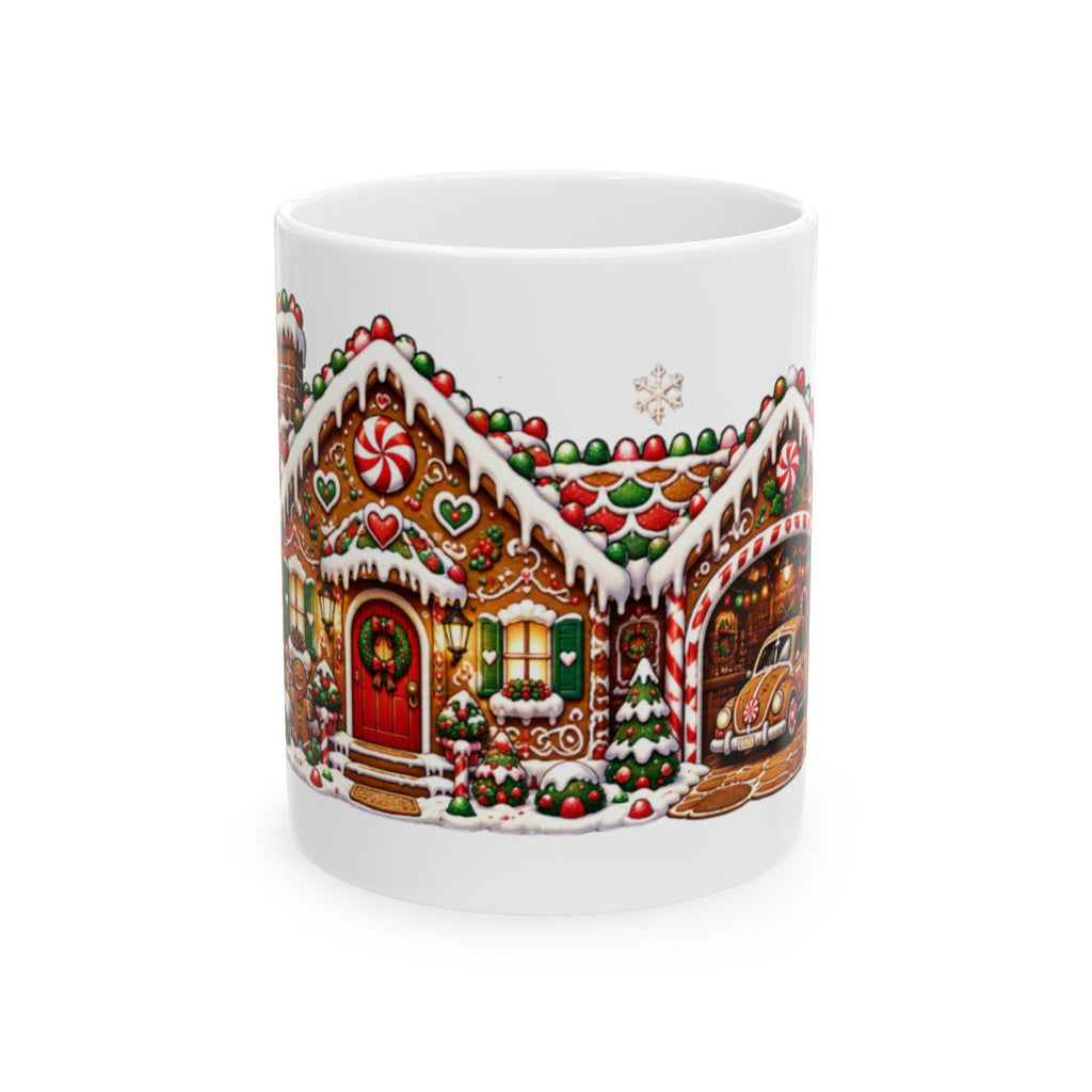 Gingerbread House Mug | Christmas Ceramic Coffee Cup