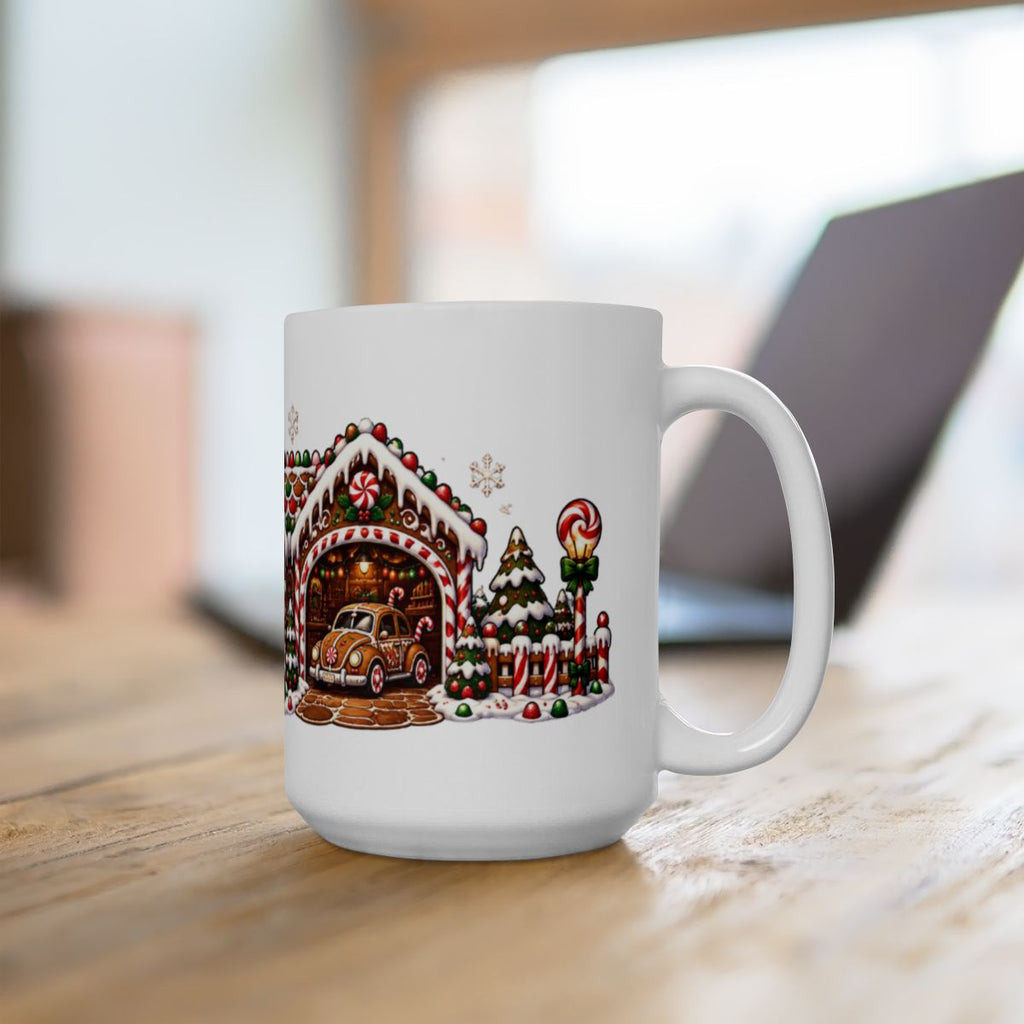 Gingerbread House Mug | Christmas Ceramic Coffee Cup