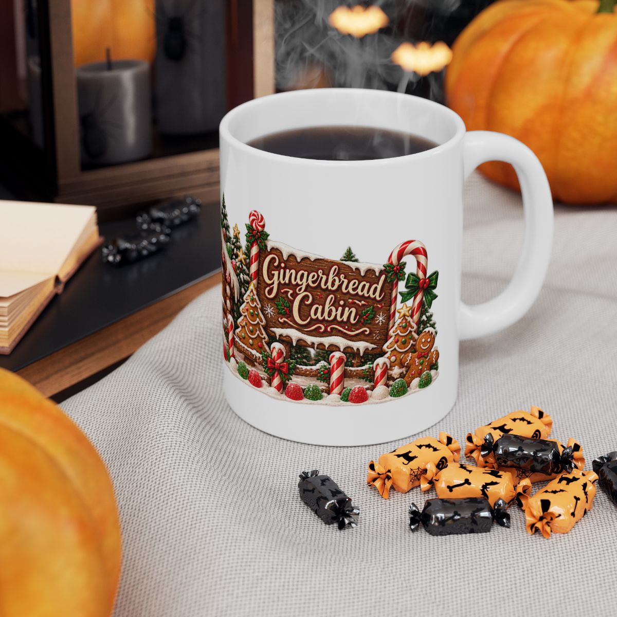 Gingerbread House Mug | Christmas Ceramic Mug 11oz 15oz