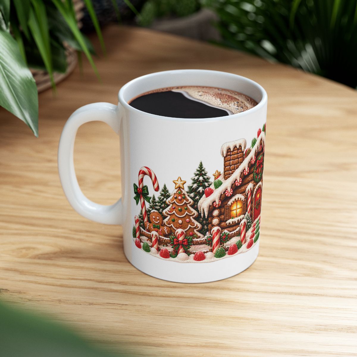 Gingerbread House Mug | Christmas Ceramic Mug 11oz 15oz