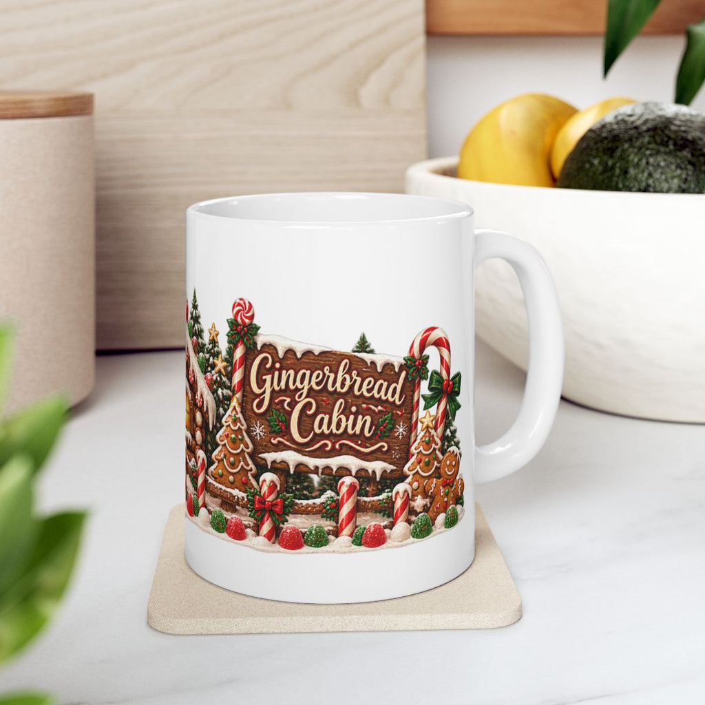 Gingerbread House Mug | Christmas Ceramic Mug 11oz 15oz
