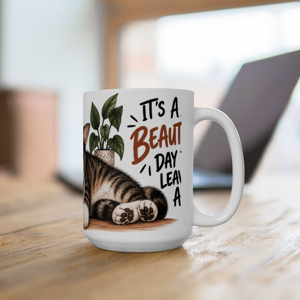Good Mood (hopefully) Cat Mug | Ceramic Coffee Tea Cup