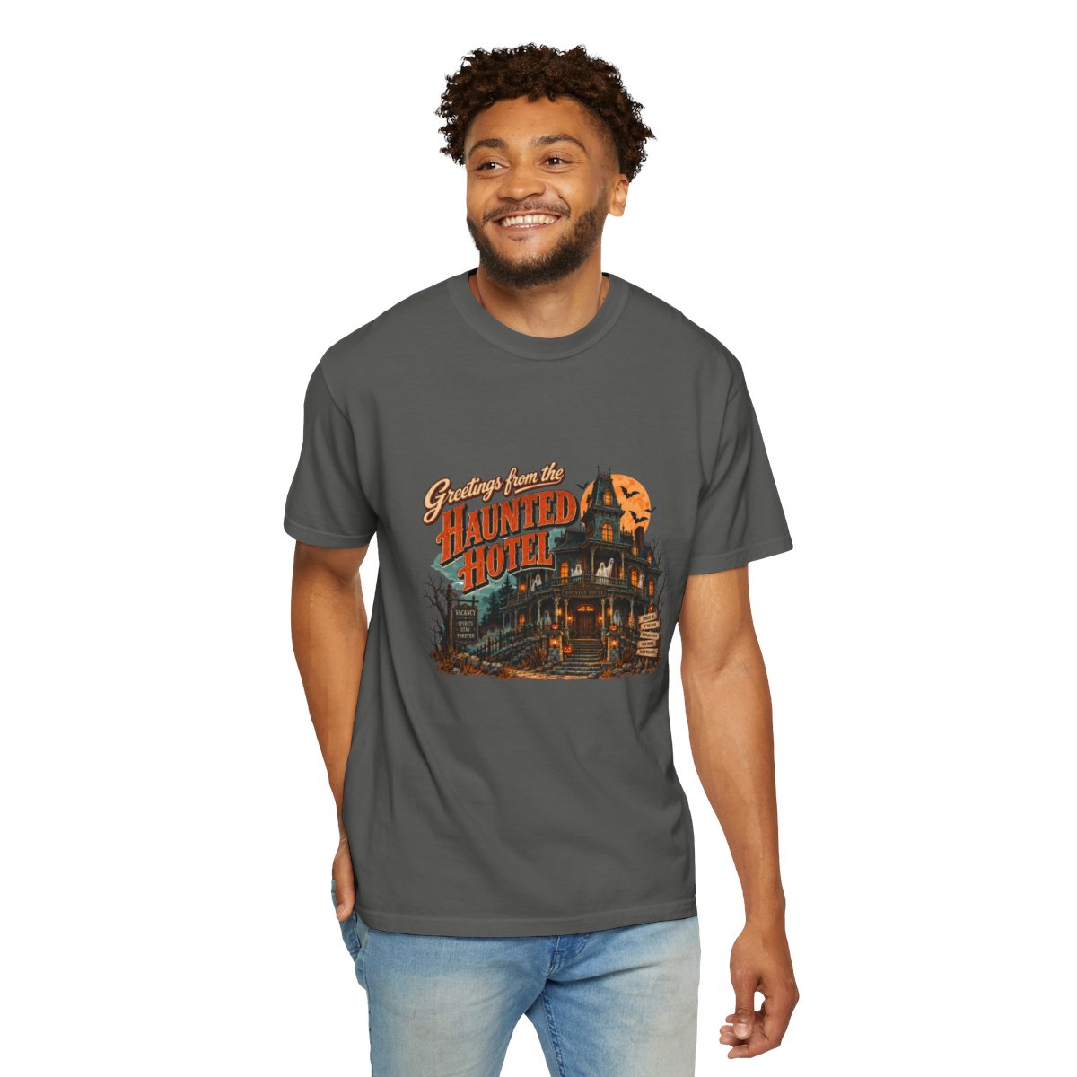 Grandpa's Haunted Hotel T-Shirt | Haunted House Halloween Tee