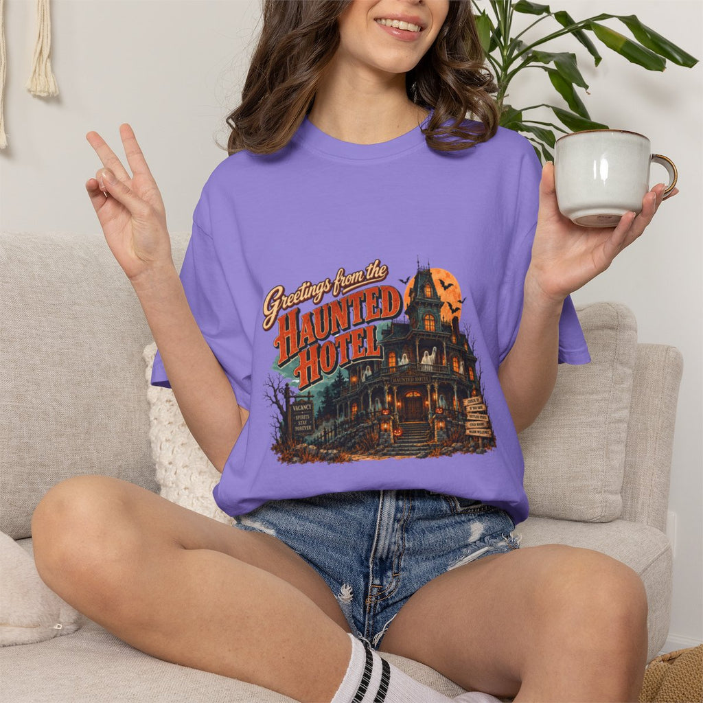 Grandpa's Haunted Hotel T-Shirt | Haunted House Halloween Tee