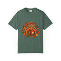 Grateful Gobbler Turkey T-shirt | Thanksgiving Fall Leaves