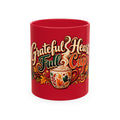 Grateful Heart Full Cup Mug | Autumn Leaves, Harvest Coffee
