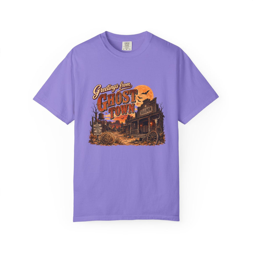 Greetings From Ghost Town T-Shirt | Western Haunted Saloon Halloween
