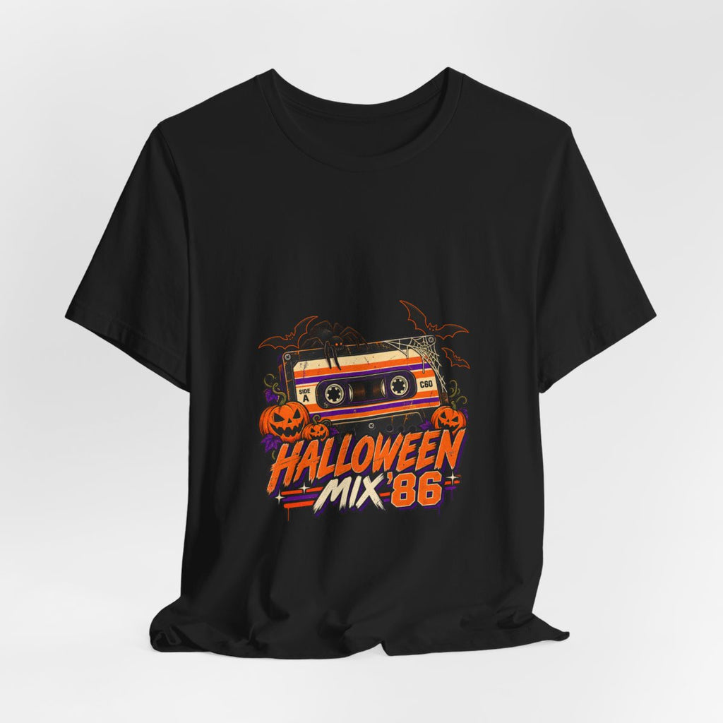 Halloween Mix '86 cassette tape Tee | Halloween music graphic tee