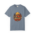 Haunted Hayride T-Shirt | Vintage Halloween Truck, Full Moon, Spooky Trees