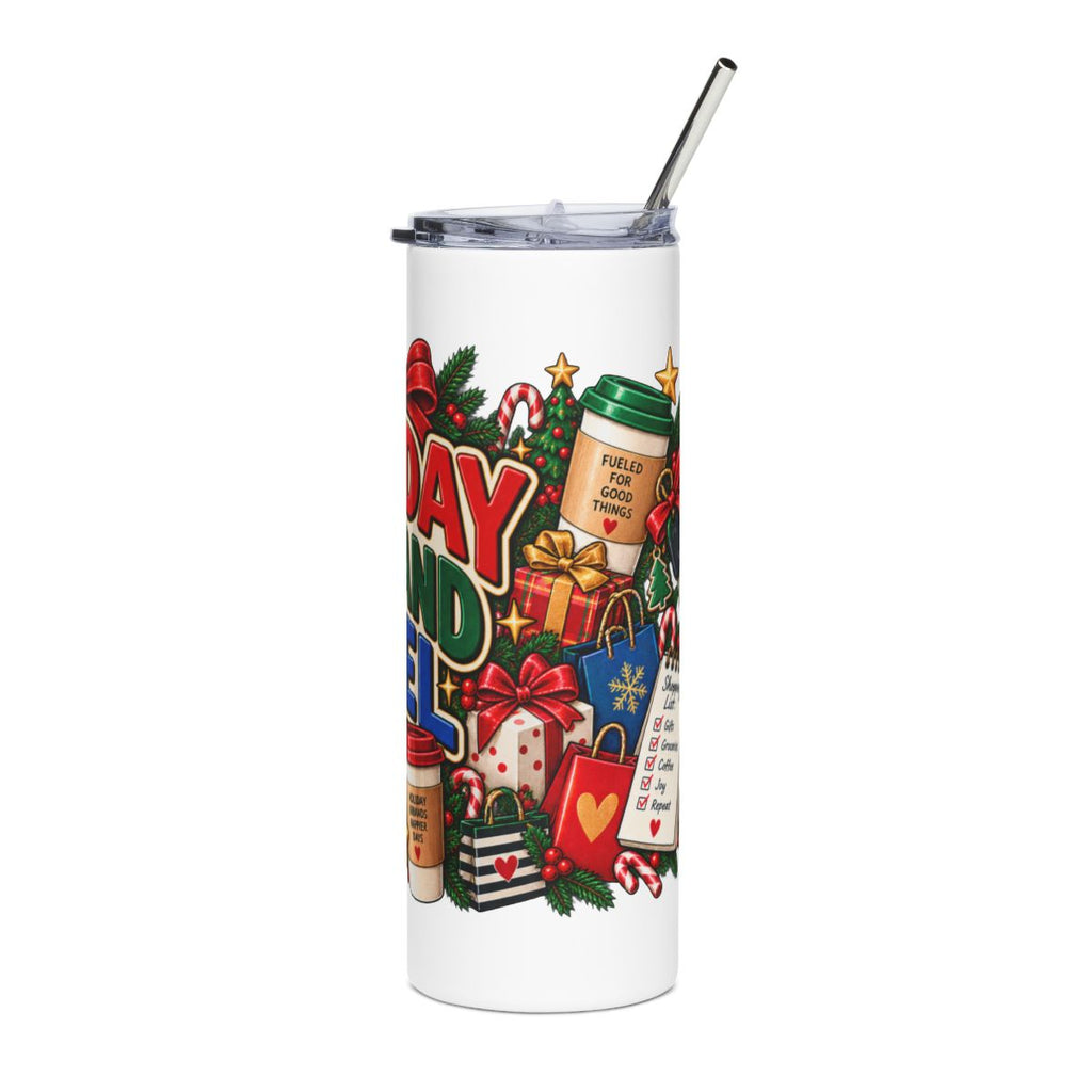 Holiday Errand Fuel Tumbler | 20oz Stainless Steel Travel Cup