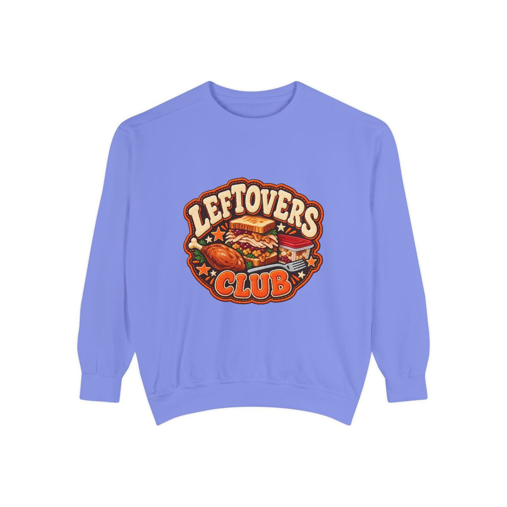 Leftovers Club sweatshirt | Thanksgiving turkey sandwich graphic