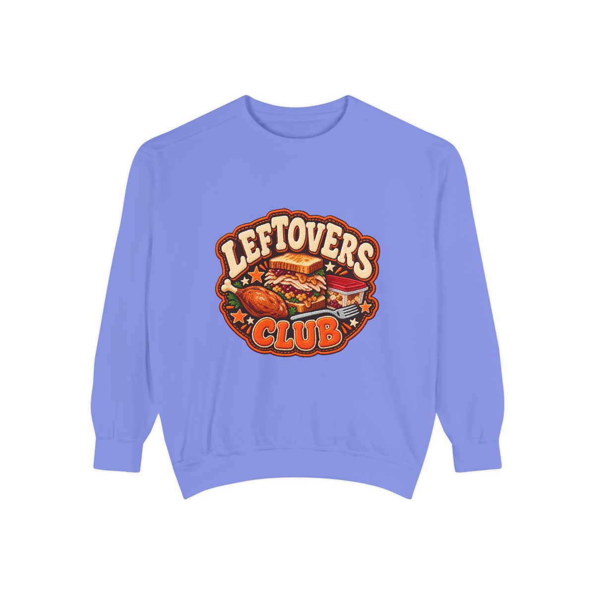 Leftovers Club sweatshirt | Thanksgiving turkey sandwich graphic