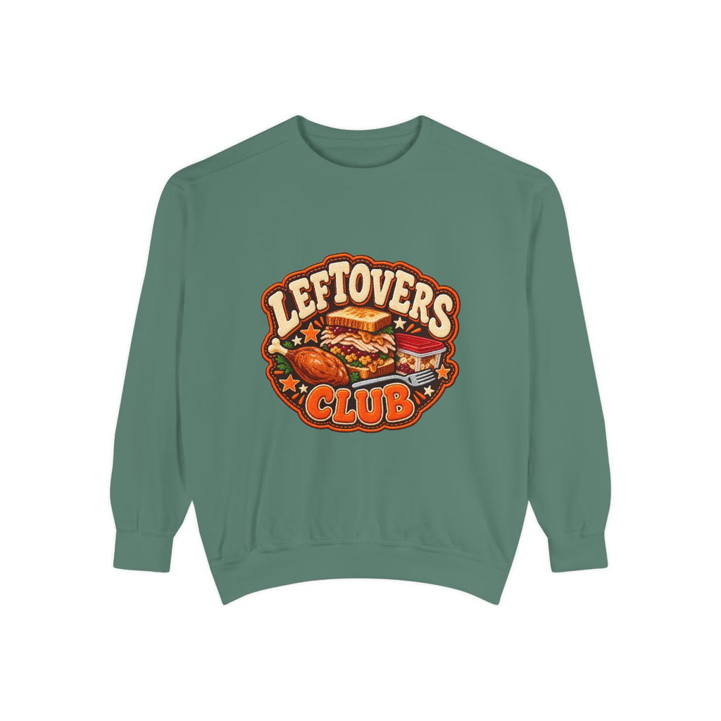 Leftovers Club sweatshirt | Thanksgiving turkey sandwich graphic