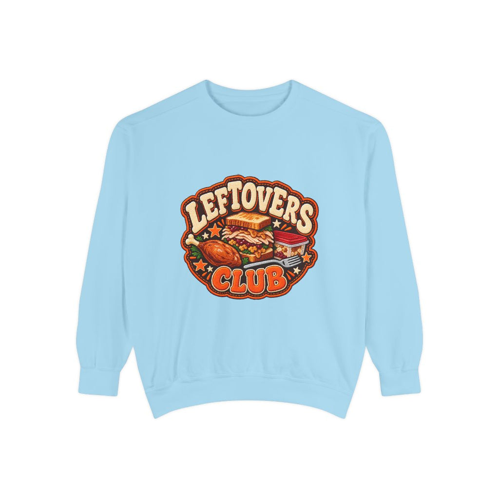 Leftovers Club sweatshirt | Thanksgiving turkey sandwich graphic