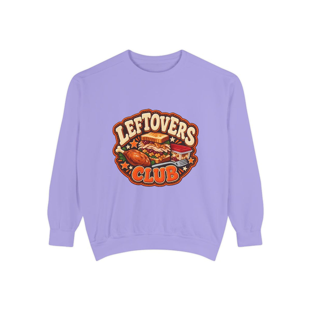 Leftovers Club sweatshirt | Thanksgiving turkey sandwich graphic