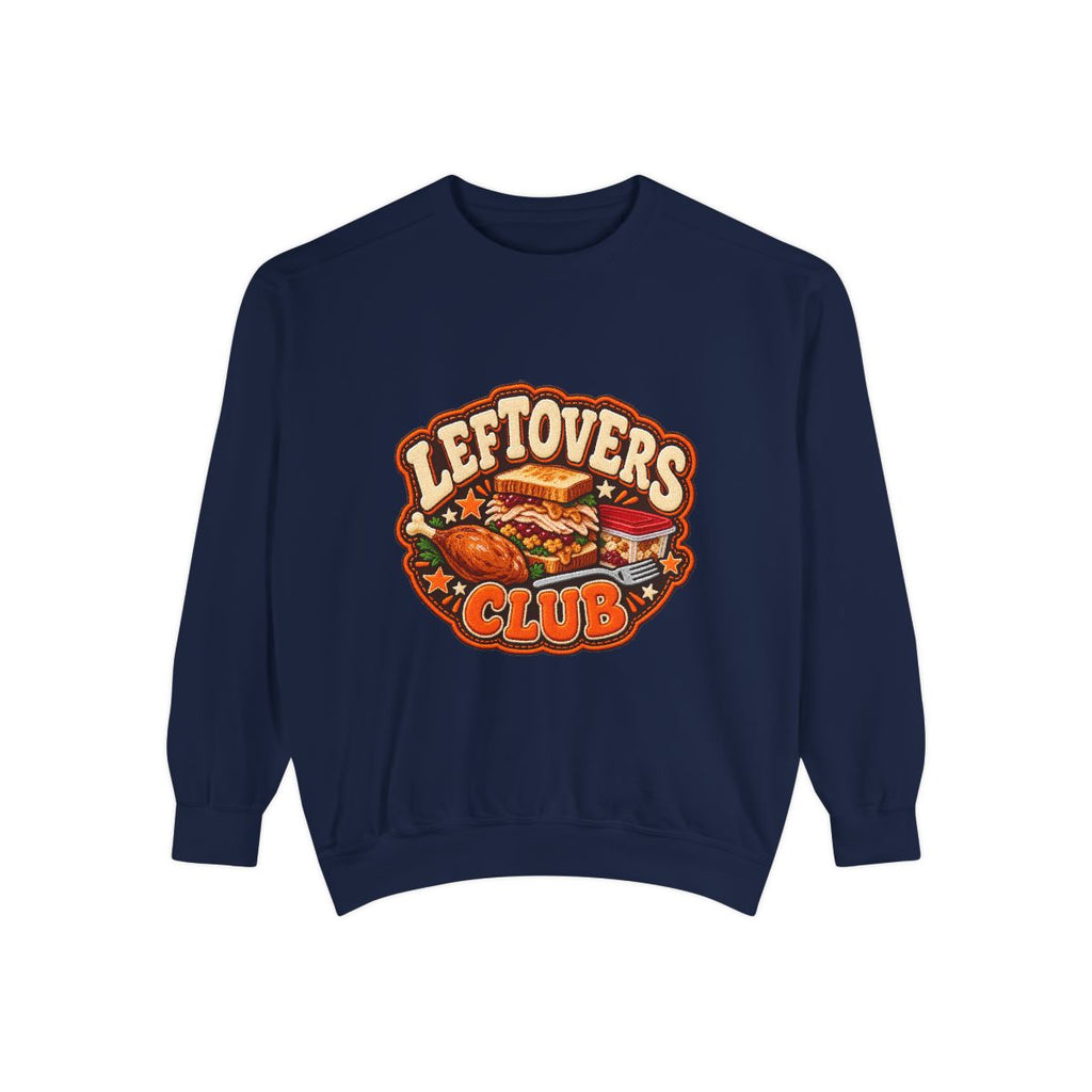 Leftovers Club sweatshirt | Thanksgiving turkey sandwich graphic