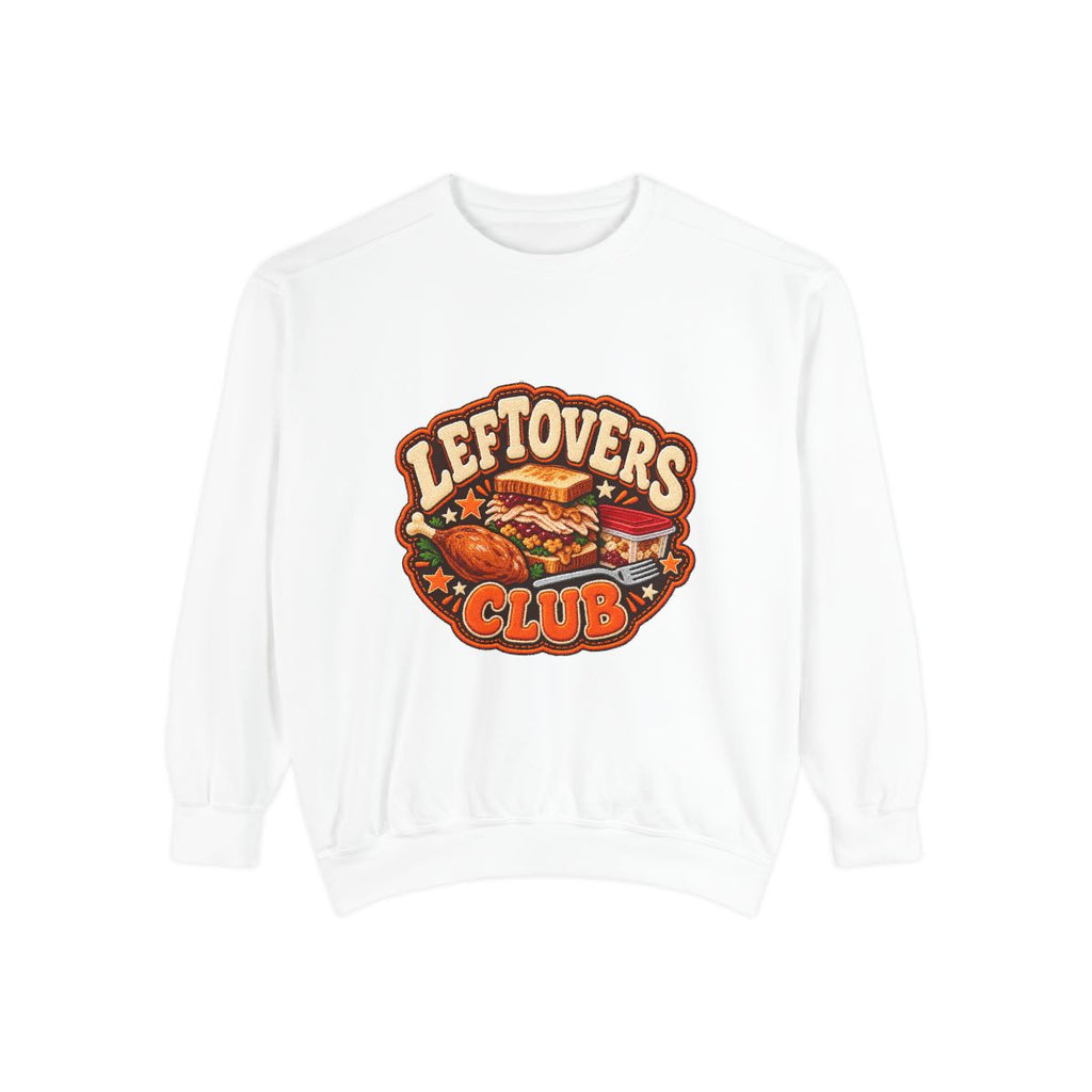 Leftovers Club sweatshirt | Thanksgiving turkey sandwich graphic