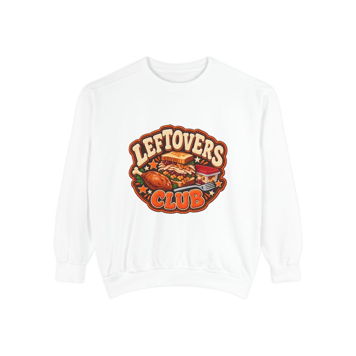 Leftovers Club sweatshirt | Thanksgiving turkey sandwich graphic