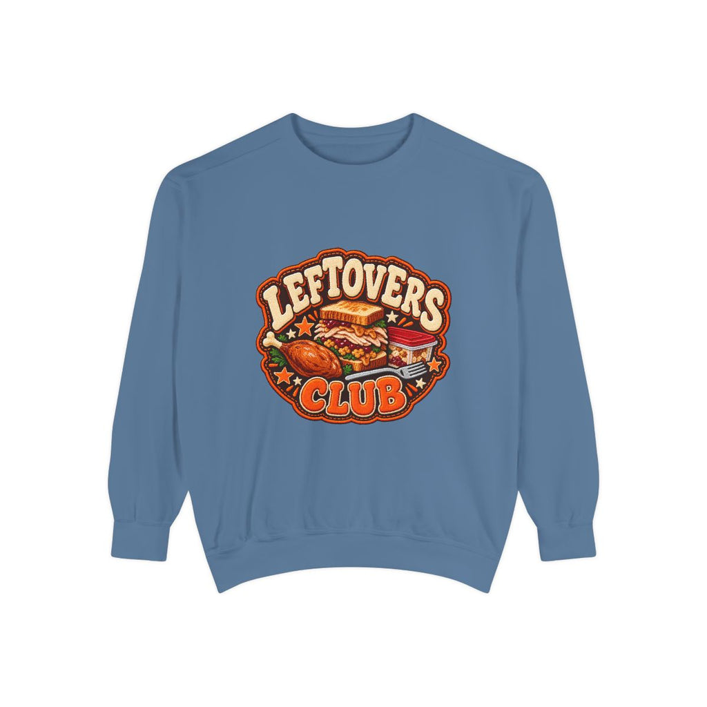 Leftovers Club sweatshirt | Thanksgiving turkey sandwich graphic