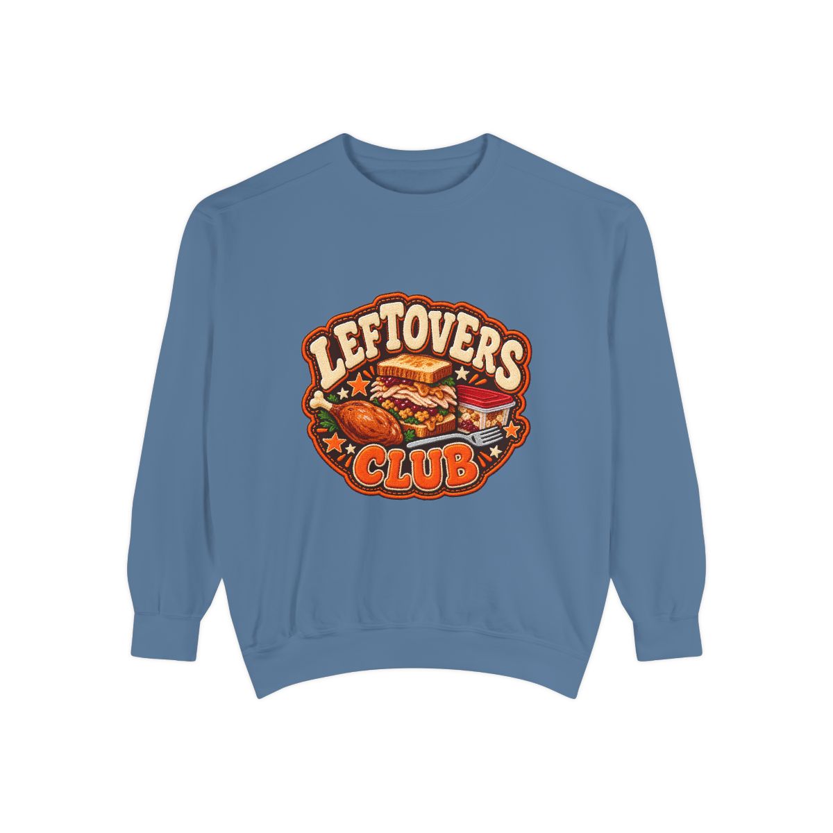 Leftovers Club sweatshirt | Thanksgiving turkey sandwich graphic