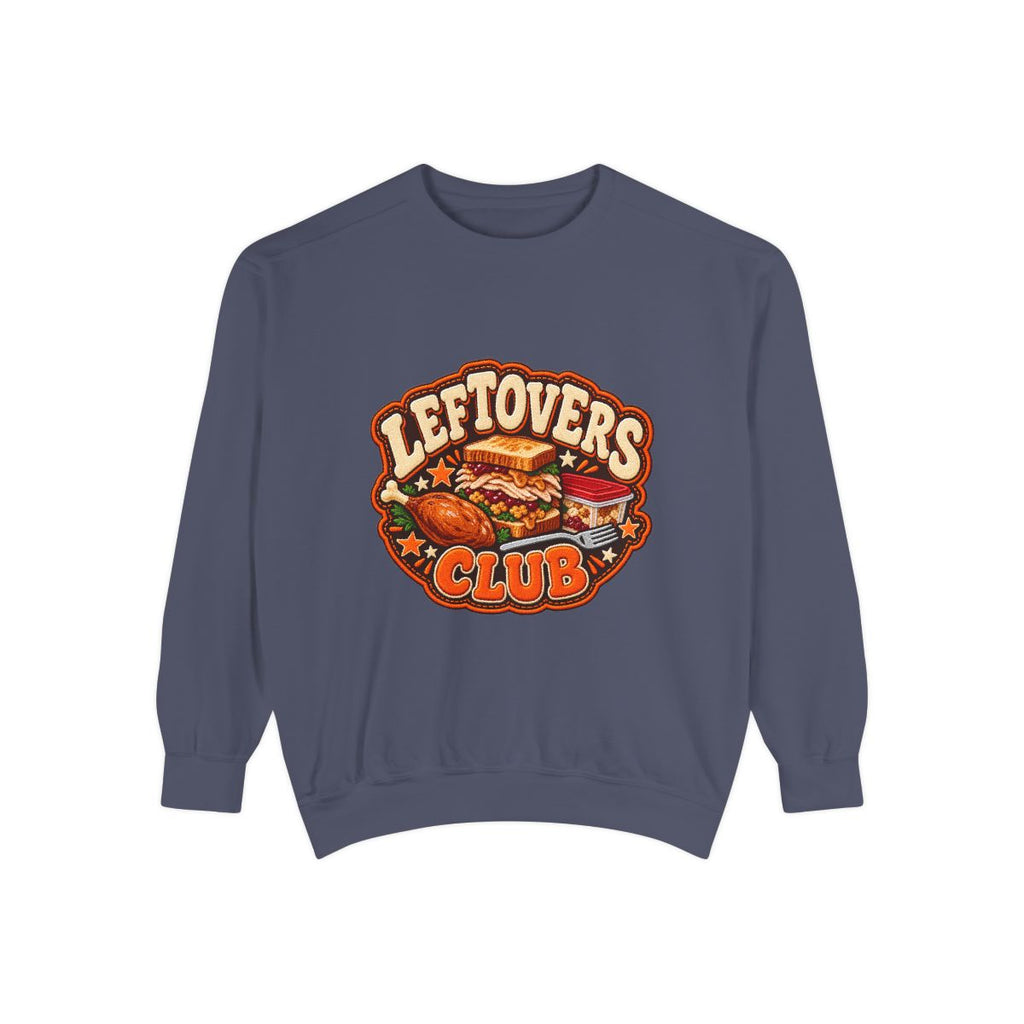 Leftovers Club sweatshirt | Thanksgiving turkey sandwich graphic