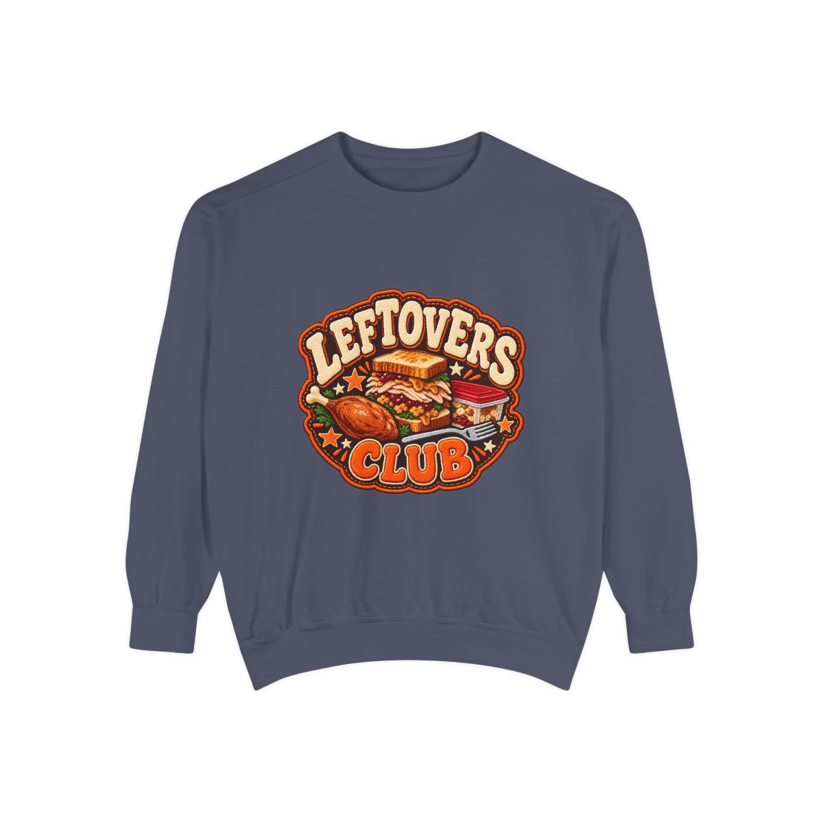 Leftovers Club sweatshirt | Thanksgiving turkey sandwich graphic