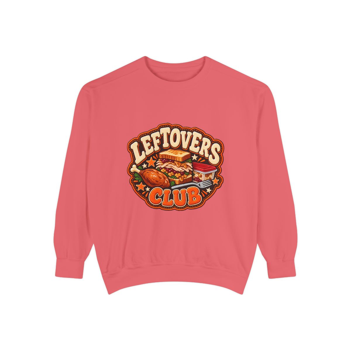 Leftovers Club sweatshirt | Thanksgiving turkey sandwich graphic