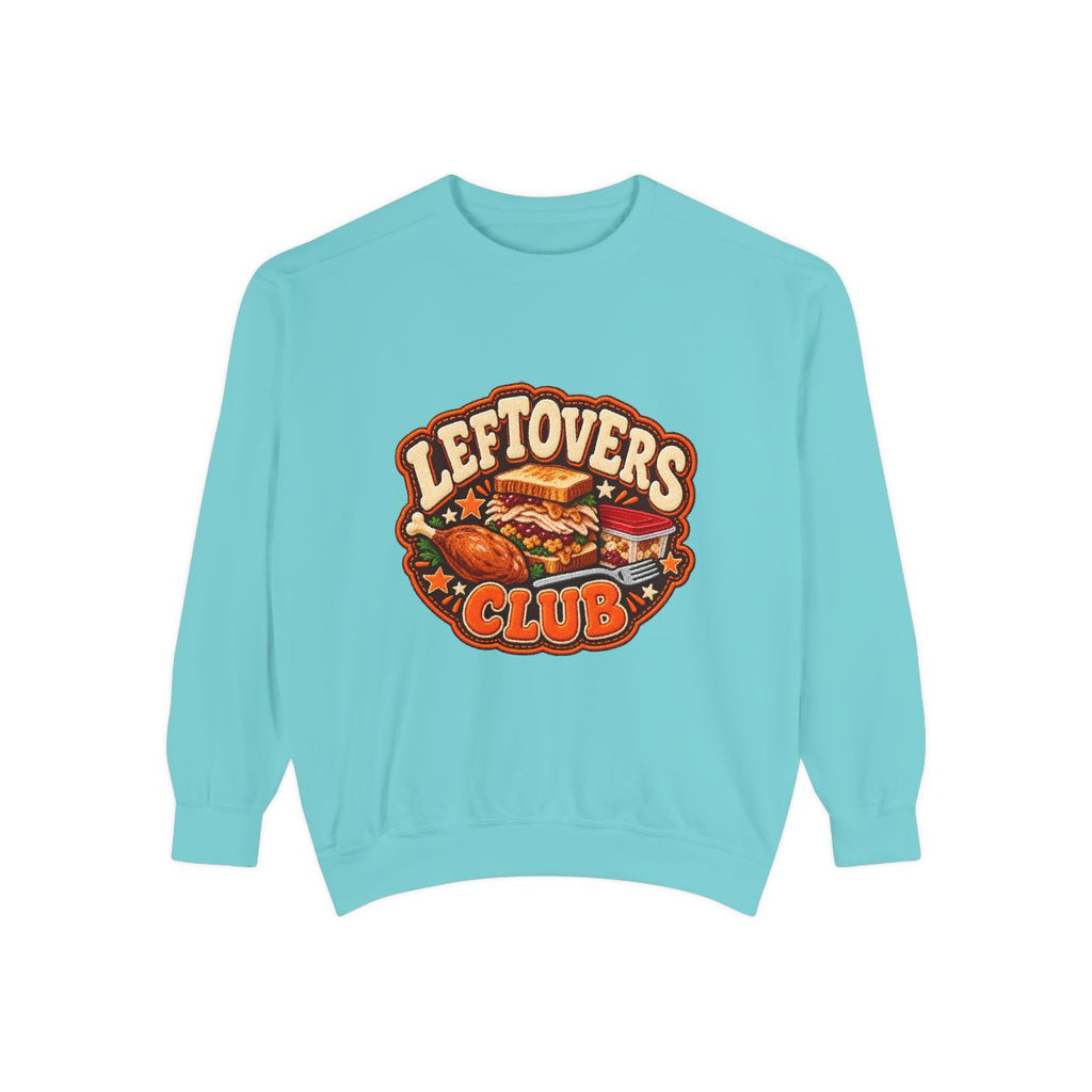 Leftovers Club sweatshirt | Thanksgiving turkey sandwich graphic