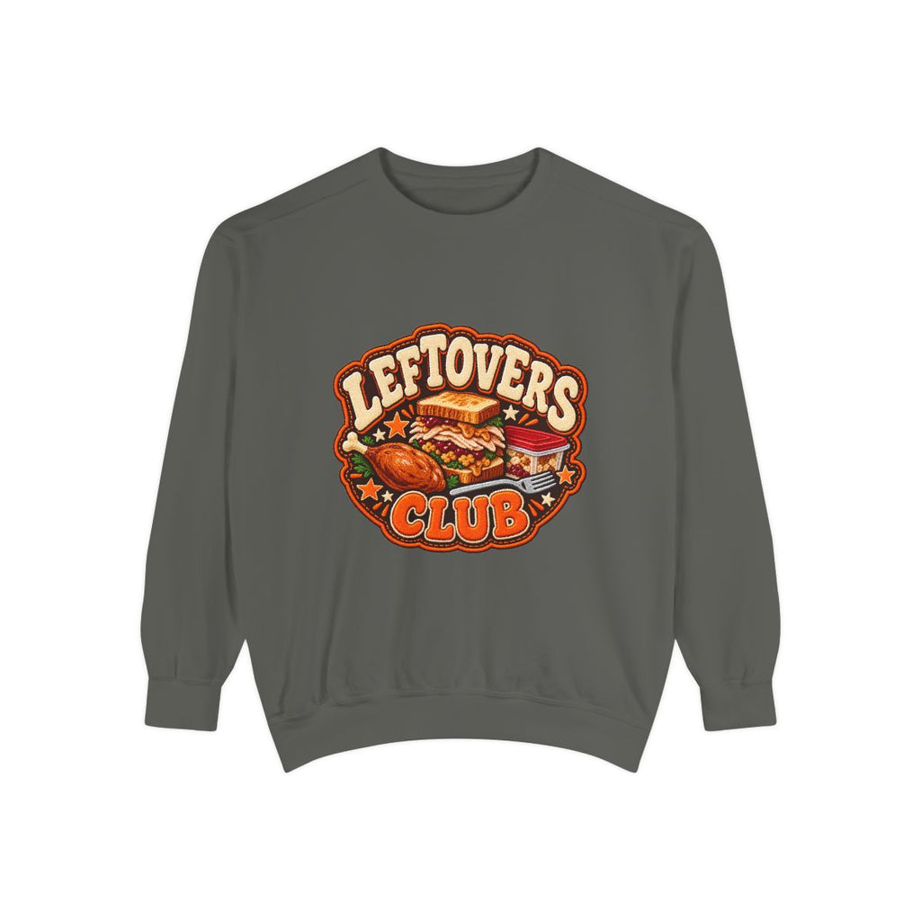 Leftovers Club sweatshirt | Thanksgiving turkey sandwich graphic