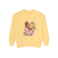 Life Is Better With Dogs sweatshirt | Woman Hugging Dog Graphic, Cozy Puppy Design