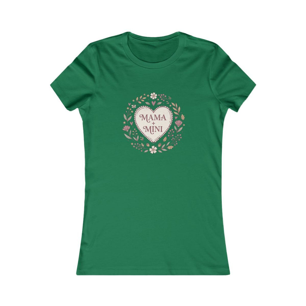 Mama and Mini Heart Wreath Tee | Mother Daughter Matching Shirt