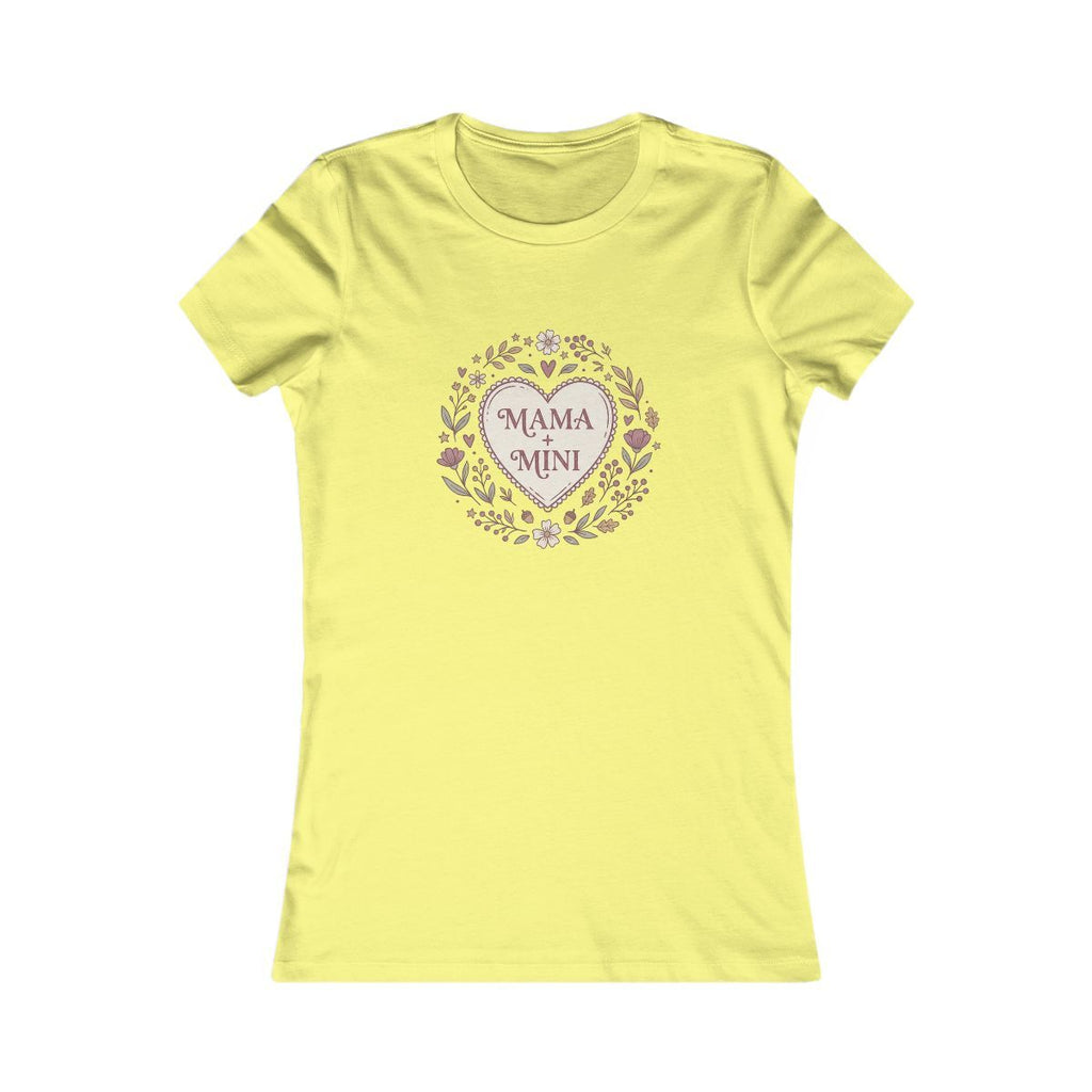 Mama and Mini Heart Wreath Tee | Mother Daughter Matching Shirt