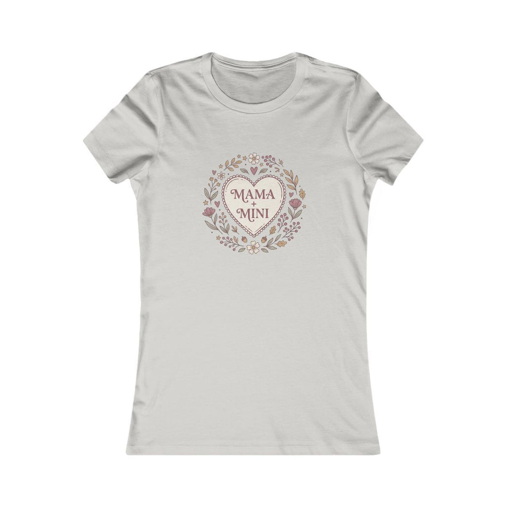 Mama and Mini Heart Wreath Tee | Mother Daughter Matching Shirt
