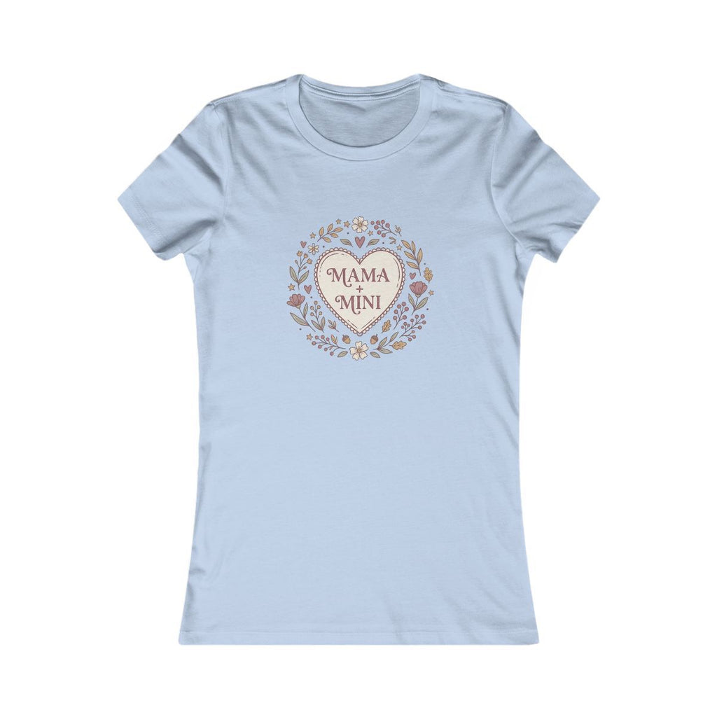 Mama and Mini Heart Wreath Tee | Mother Daughter Matching Shirt