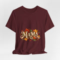 Mama Fall Leaves T-Shirt | Autumn Floral Typography Tee